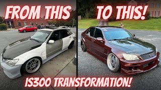 lexus is300 Garage Paint Job  Zero To Hero Car Transformation [upl. by Euginom230]