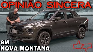 Nova Chevrolet Montana O que mudou Espaço versões motor preço Melhor que Fiat Toro e Strada [upl. by Oca593]