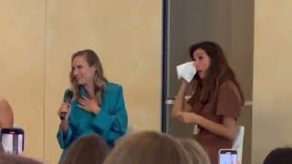 Stefania Spampinato amp Danielle Savre A day with panel  meet and greet [upl. by Essilec12]