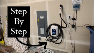 How To Install A 50 Amp Andeman WS1 Electric Car Charger Hardwired [upl. by Buckden]