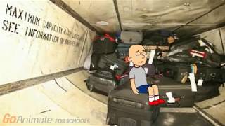 Classic Caillou Stows AwayGROUNDED BIG TIME [upl. by Ardnwahs412]