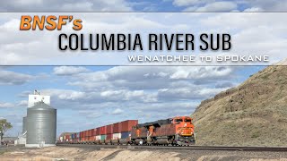 BNSFs Columbia River Sub Wentachee to Spokane Washington [upl. by Leander365]