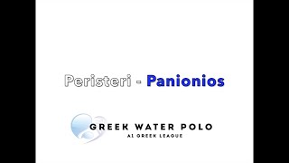 WaterPolo  Championnat de Grèce 20222023  Peristeri  Panionios Les buts [upl. by Nauqit61]