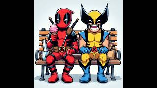 Wolverine and DeadPool HAPPPY DAYS [upl. by Scheck]