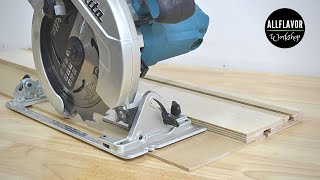 Make a Circular Saw Guide with DIY Ttrack [upl. by Mattah]