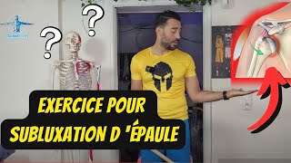 Traitement Kiné de la Subluxation de lÉpaule  Causes Rééducation et Exercices [upl. by Reiner]