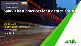 SparkR best practices for R data scientist [upl. by Naitsirt]