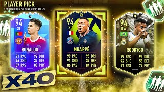 FIFA 22 40 x Guaranteed Year in Review Player Pick Packs [upl. by Amehsat]