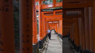 visit Fushimi Inari shrine in Kyoto 🇯🇵 [upl. by Benkley]