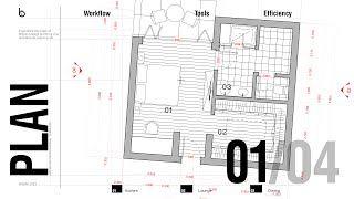 ArchiCAD Floor Plan For Beginners Tutorial  ArchiCAD Architecture Drawing [upl. by Wescott]