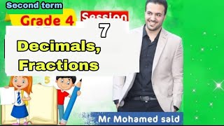 Decimals Fractions Grade 4 [upl. by Acinor]