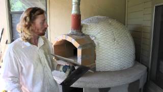 Plastering wood burning Pizza Oven [upl. by Bette]