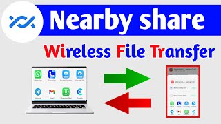 How To Use Nearby Share On Your Laptop Wireless Data Transfer Kaise Kare Laptop amp PC Me [upl. by Erej]