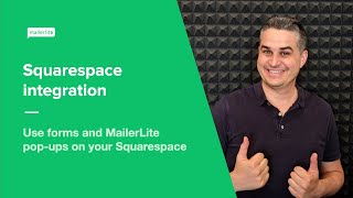 Squarespace integration  How to integrate MailerLite Classic with Squarespace [upl. by Antonie]