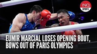 Eumir Marcial loses opening bout bows out of Paris Olympics [upl. by Haleehs460]