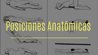 POSICIONES ANATÓMICAS del PACIENTE TEMARIO DE CELADOR en Sanidad Pública en Comunidad Valenciana [upl. by Yk732]