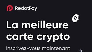 RedotPay  le service de Carte bancaire qui vient tout faciliter avec ses cartes Visas [upl. by Keare]