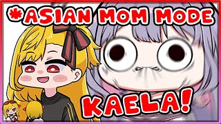 ENG SUBHololive Kaela activated Biboos asian mom mode [upl. by Adyahs]