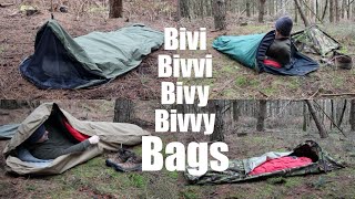 Bivi Bags and Hooped Bivi Bags A Comparison of what I Use for Backpacking and Wild Camping [upl. by Evanthe969]