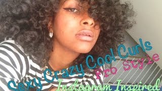 Natural Hair Perfect Curly Afro Tutorial [upl. by Lajib]