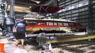 Key West Boat Wraps  Fun In The Sun Charters Wrap Video [upl. by Clarke]