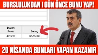 2024 Bursluluk Sınavına Son 1 Gün Kala Bunları Yapmalısın 21 Nisanda İOKBS için ne yapmalısın [upl. by Karim]