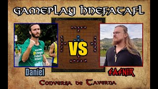 Hnefatafl Gameplay 01 VS Daniel [upl. by Uaeb]