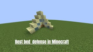 The best bed defense in Minecraft [upl. by Fromma]