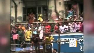 The Early Show  Deadly balcony collapse in Mumbai  caught on tape [upl. by Wei899]