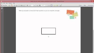 Maths ROTW 53  Make your own GCSE shape questions [upl. by Eittol]