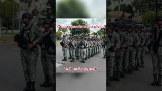 elementos de la guardia nacional ensayan y uno se cofunde en cual es su izquierda y su derecha [upl. by Ahsenek225]