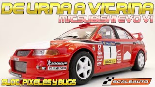 De urna a vitrina Mitsubishi Lancer EVO VI Scaleauto [upl. by Dewhirst]