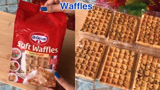 Belgian Waffles Review  Dr Oetker Waffles Tutti Frutti Shorts Waffles Belgianwaffles Dessert [upl. by Sybilla]