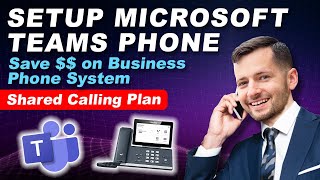 How to Set Up Teams Phone System 📞 Shared Calling 💲 Save on Business Phone System [upl. by Eicarg]