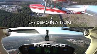 LHS LANDING DEMO IN A CESSNA 182RG [upl. by Shute]