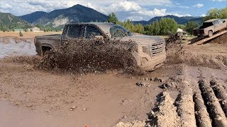 2020 GMC Sierra AT4 Diesel Off Road Course [upl. by Applegate]