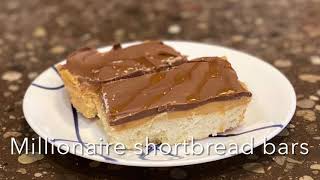 Millionaire shortbread barsshortbread recipe  chocolate  dolce de leche dessert recipe [upl. by Christan93]