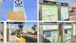 Maravilla Station Los Angeles LA METRO Gold Line [upl. by Slen]