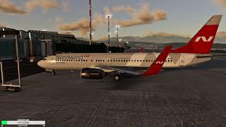 XPLANE 11  VORONEZHSOCHI B73780NG NORDWIND  IVAO [upl. by The]