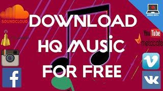 How to download HQ music from any streaming site for FREE [upl. by Enymzaj]