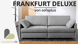 FRANKFURT DELUXE Eckschlafsofa  Schlafsofa  Schlafessel von sofaplus  mysofabedde [upl. by Tat]