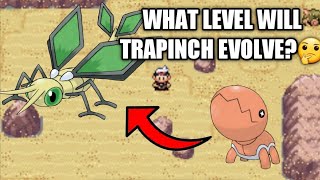 How to Evolve Trapinch to Vibrava on Pokemon RubySapphireEmerald [upl. by Dee]