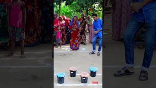 Ball Toss Challenge Rural Women Show Off Their Skills and Win Hidden Prizes I shorts [upl. by Fitzpatrick962]