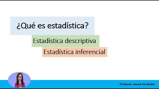 Estadística descriptiva e inferencial [upl. by Dallis864]