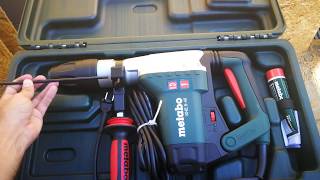 Unpacking  unboxing combination hammer Metabo KHE 540 600687000 [upl. by Cirala760]