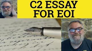 🔵 Educating Children  C2 Level Essay for EOI Exams  C2 Writing [upl. by Epul]