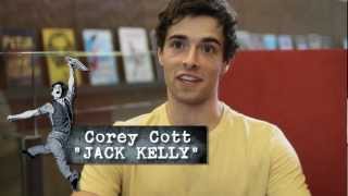 Meet the Newsies Jack Kelly Corey Cott [upl. by Mildrid]