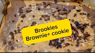 Brookies browniescookies my self generated recipe [upl. by Priestley]