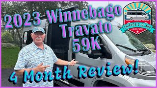 A 4 Month Review of my 2023 Travato 59K [upl. by Brigg]