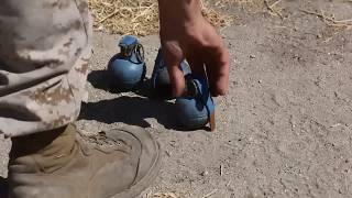 GRENADE Marine Corps LiveFire Grenade Training warfighters [upl. by Attenborough]